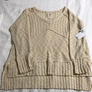 NWT Rip Curl Beach Sweater